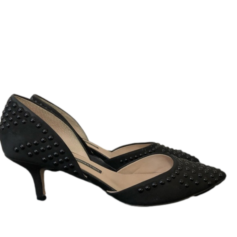 French Connection Suede Studded Heels